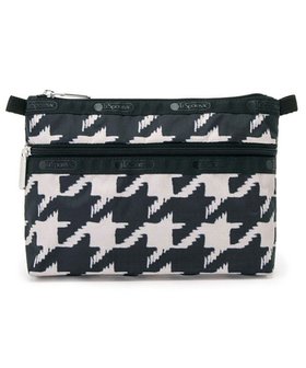 【レスポートサック/LeSportsac】 COSMETIC CLUTCH/ブラック/ベージュハウンズトゥース人気、トレンドファッション・服の通販 founy(ファニー) ファッション Fashion レディースファッション WOMEN バッグ Bag 財布 Wallets ポーチ Pouches NEW・新作・新着・新入荷 New Arrivals おすすめ Recommend シンプル Simple ジップ Zip ポケット Pocket ポーチ Pouch 旅行 Travel 財布 Wallet |ID:prp329100004255854