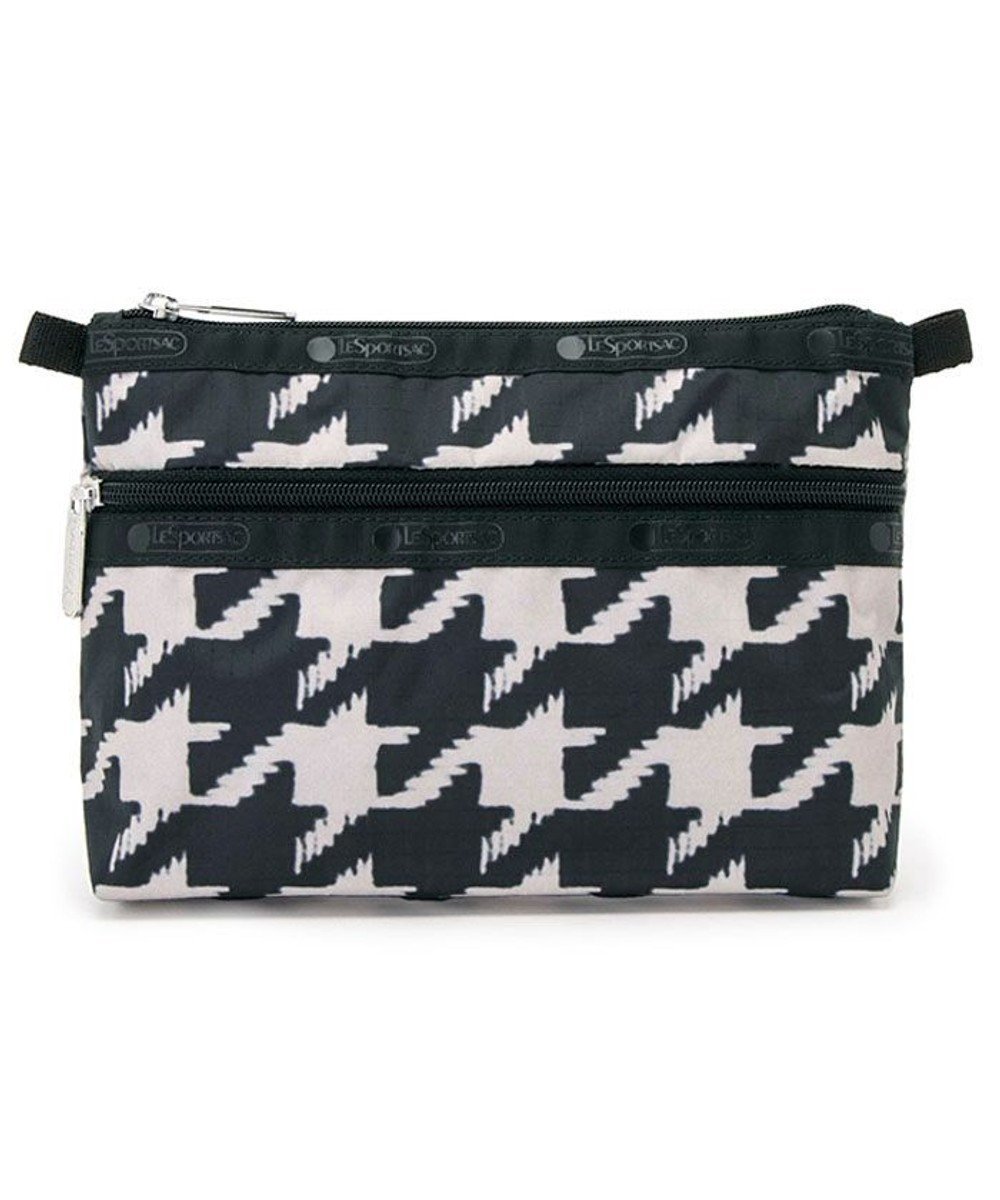 【レスポートサック/LeSportsac】のCOSMETIC CLUTCH/ブラック/ベージュハウンズトゥース 人気、トレンドファッション・服の通販 founy(ファニー) 　ファッション　Fashion　レディースファッション　WOMEN　バッグ　Bag　財布　Wallets　ポーチ　Pouches　NEW・新作・新着・新入荷　New Arrivals　おすすめ　Recommend　シンプル　Simple　ジップ　Zip　ポケット　Pocket　ポーチ　Pouch　旅行　Travel　財布　Wallet　 other-1|ID: prp329100004255854 ipo3291000000029556876