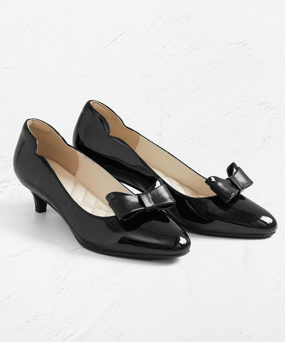 【トッカ/TOCCA】の【リボン取り外し可】DOUBLE RIBBON 2WAYPUMPS パンプス インテリア・キッズ・メンズ・レディースファッション・服の通販 founy(ファニー) 　ファッション　Fashion　レディースファッション　WOMEN　2025年　2025　2025春夏・S/S　Ss,Spring/Summer,2025　クッション　Cushion　シンプル　Simple　セレモニー　Ceremony　フェミニン　Feminine　モチーフ　Motif　リボン　Ribbon　エレガント 上品　Elegant　夏　Summer　S/S・春夏　Ss・Spring/Summer　ビジネス 仕事 通勤　Business　ブラック系|ID: prp329100004260110 ipo3291000000031731402