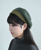 【アトレナ/ATRENA】の【3WAY/日本製】Cableberet ケーブル編みベレー帽 人気、トレンドファッション・服の通販 founy(ファニー) ファッション Fashion レディースファッション WOMEN 帽子 Hats ガーリー Girly フェミニン Feminine 帽子 Hat 防寒 Cold Protection 日本製 Made In Japan thumbnail カーキ|ID: prp329100004260113 ipo3291000000029829997