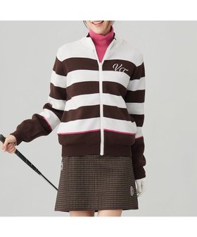 【23区 ゴルフ/NIJYUSANKU GOLF】の【WOMEN】リバーシブルニットブルゾン 人気、トレンドファッション・服の通販 founy(ファニー) ファッション Fashion レディースファッション WOMEN アウター Coat Outerwear ジャケット Jackets ブルゾン Blouson/Jackets ゴルフ Golf ジャケット Jacket スタイリッシュ Stylish ブルゾン Blouson ボーダー Border A/W・秋冬 Aw・Autumn/Winter・Fw・Fall-Winter |ID:prp329100004260126