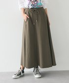 【クラフトスタンダードブティック/CRAFT STANDARD BOUTIQUE】の【WEB限定】裏毛カットオフフレアスカート Khaki|ID: prp329100004260130 ipo3291000000029599706