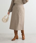 【グリーンパークス/Green Parks】のきれいシルエットAラインスカート Gray Beige|ID: prp329100004260146 ipo3291000000029599774