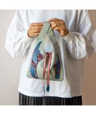 【ツモリチサト キャリー/tsumori chisato CARRY】の花ししゅう ハンドバッグ ミニバッグ お財布バッグ グリーン|ID: prp329100004260150 ipo3291000000029599785