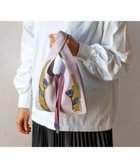 【ツモリチサト キャリー/tsumori chisato CARRY】の花ししゅう ハンドバッグ ミニバッグ お財布バッグ ラベンダー|ID: prp329100004260150 ipo3291000000029599786