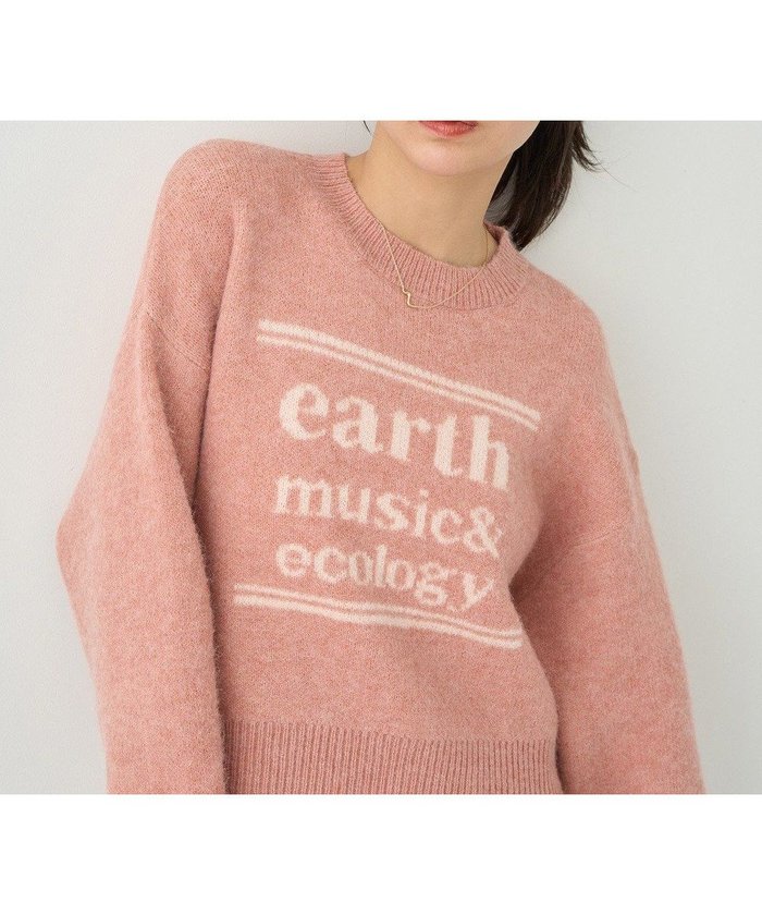 【アースミュージックアンドエコロジー/earth music&ecology】のジャガードロゴニットプルオーバー インテリア・キッズ・メンズ・レディースファッション・服の通販 founy(ファニー) https://founy.com/ ファッション Fashion レディースファッション WOMEN トップス・カットソー Tops/Tshirt ニット Knit Tops プルオーバー Pullover おすすめ Recommend セーター Sweater フロント Front ボトム Bottom ポケット Pocket ワイド Wide 冬 Winter A/W・秋冬 Aw・Autumn/Winter・Fw・Fall-Winter |ID: prp329100004260176 ipo3291000000029599869