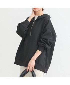 【アースミュージックアンドエコロジー/earth music&ecology】のダンボールニットハーフZIPフーディー 人気、トレンドファッション・服の通販 founy(ファニー) ファッション Fashion レディースファッション WOMEN トップス・カットソー Tops/Tshirt ニット Knit Tops パーカ Sweats スウェット Sweat NEW・新作・新着・新入荷 New Arrivals A/W・秋冬 Aw・Autumn/Winter・Fw・Fall-Winter スウェット Sweat スタイリッシュ Stylish フィット Fit ベーシック Basic ボトム Bottom ポケット Pocket メタル Metal リラックス Relax 軽量 Lightweight |ID:prp329100004260177