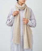 【アンドウール/AND WOOL】の【ファー加工】カシミヤ100%のストール ベージュ|ID: prp329100004260221 ipo3291000000029600148