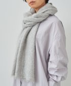 【アンドウール/AND WOOL】の【ファー加工】カシミヤ100%のストール グレー|ID: prp329100004260221 ipo3291000000029600149