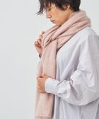 【アンドウール/AND WOOL】の【ファー加工】カシミヤ100%のストール ピンク|ID: prp329100004260221 ipo3291000000029600152