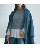 【23区/NIJYUSANKU】の【23区×Oggiコラボ】フレアサテンコンビ ラメニット サックスブルー系|ID: prp329100004260226 ipo3291000000032548438