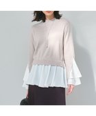 【23区/NIJYUSANKU】の【23区×Oggiコラボ】フレアサテンコンビ ラメニット ベージュ系|ID: prp329100004260226 ipo3291000000035557351