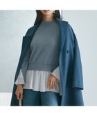 【23区/NIJYUSANKU】の【23区×Oggiコラボ】フレアサテンコンビ ラメニット サックスブルー系|ID: prp329100004260226 ipo3291000000035557353