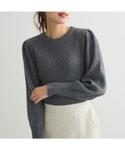 【グリーンパークス/Green Parks】の洗える パフニットプルオーバー Gray Mixture|ID:prp329100004260274