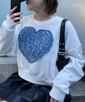 【ウィゴー/WEGO】 デニムワッペンプルオーバー人気、トレンドファッション・服の通販 founy(ファニー) ファッション Fashion レディースファッション WOMEN トップス・カットソー Tops/Tshirt パーカ Sweats プルオーバー Pullover スウェット Sweat NEW・新作・新着・新入荷 New Arrivals A/W・秋冬 Aw・Autumn/Winter・Fw・Fall-Winter おすすめ Recommend カーゴパンツ Cargo Pants ショート Short スウェット Sweat スマホ Smartphone デニム Denim ロング Long 長袖 Long Sleeve |ID:prp329100004260326