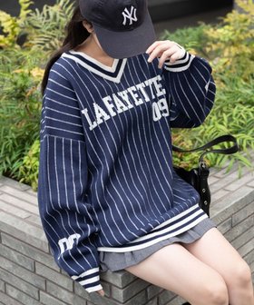 【ウィゴー/WEGO】 ベースボールグラフィックプルオーバーニット人気、トレンドファッション・服の通販 founy(ファニー) ファッション Fashion レディースファッション WOMEN トップス・カットソー Tops/Tshirt ニット Knit Tops プルオーバー Pullover NEW・新作・新着・新入荷 New Arrivals A/W・秋冬 Aw・Autumn/Winter・Fw・Fall-Winter おすすめ Recommend ショート Short シンプル Simple ストライプ Stripe スポーツ Sports スポーティ Sporty スマホ Smartphone セーター Sweater デニム Denim トレンド Trend ミックス Mix |ID:prp329100004260329