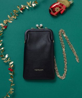 【トプカピ/TOPKAPI】の【TOPKAPI】シュリンクレザー パール チェーン ショルダー バッグ / スマホショルダー 人気、トレンドファッション・服の通販 founy(ファニー) ファッション Fashion レディースファッション WOMEN アクセサリー Accessories ショルダー Shoulder シルバー Silver スマホショルダーバッグ Smartphone Shoulder Bag スマート Smart チェーン Chain パール Pearl ベーシック Basic ポケット Pocket エレガント 上品 Elegant |ID:prp329100004261764