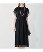 【23区/NIJYUSANKU】の【APPLAUDIR】シャーリングカットチュール ドレス ブラック系|ID: prp329100004265365 ipo3291000000031950962