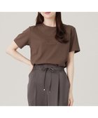 【エニィ スィス/any SiS】のエンボスロゴ Tシャツ ブラウン|ID: prp329100004265411 ipo3291000000031978217
