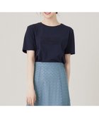 【エニィ スィス/any SiS】のエンボスロゴ Tシャツ ネイビー|ID: prp329100004265411 ipo3291000000031978219