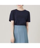 【エニィ スィス/any SiS】のエンボスロゴ Tシャツ ネイビー|ID: prp329100004265411 ipo3291000000032642630