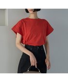 【アンフィーロ 自由区/UNFILO】の【吸水速乾/ストレッチ】フレアスリーブ Tシャツ オレンジ|ID: prp329100004265454 ipo3291000000031875909