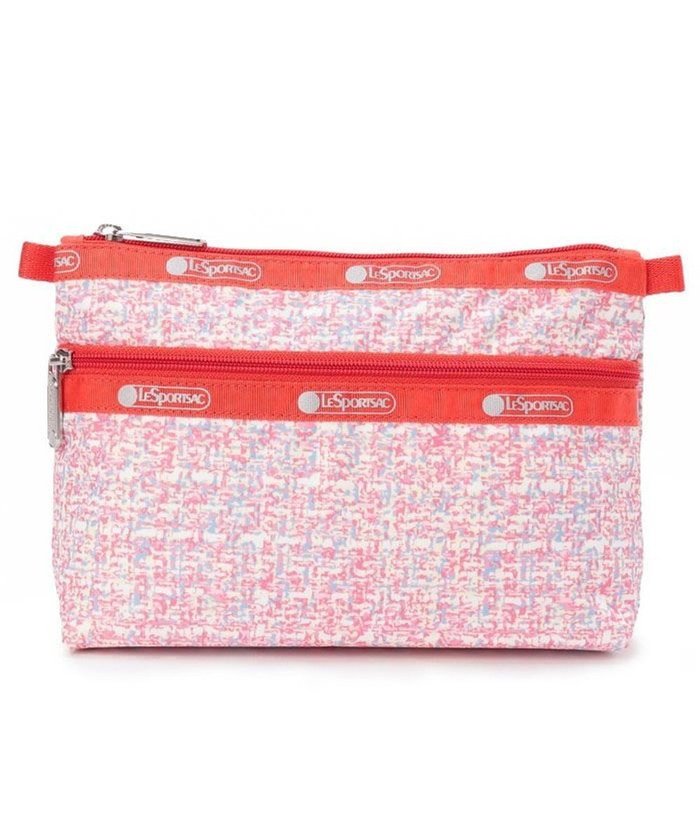 【レスポートサック/LeSportsac】のCOSMETIC CLUTCH/ウィーヴピンク インテリア・キッズ・メンズ・レディースファッション・服の通販 founy(ファニー) https://founy.com/ ファッション Fashion レディースファッション WOMEN バッグ Bag 財布 Wallets ポーチ Pouches おすすめ Recommend イエロー Yellow シルバー Silver ジップ Zip ツイード Tweed プリント Print ポケット Pocket ポーチ Pouch 旅行 Travel 財布 Wallet |ID: prp329100004265491 ipo3291000000029657168