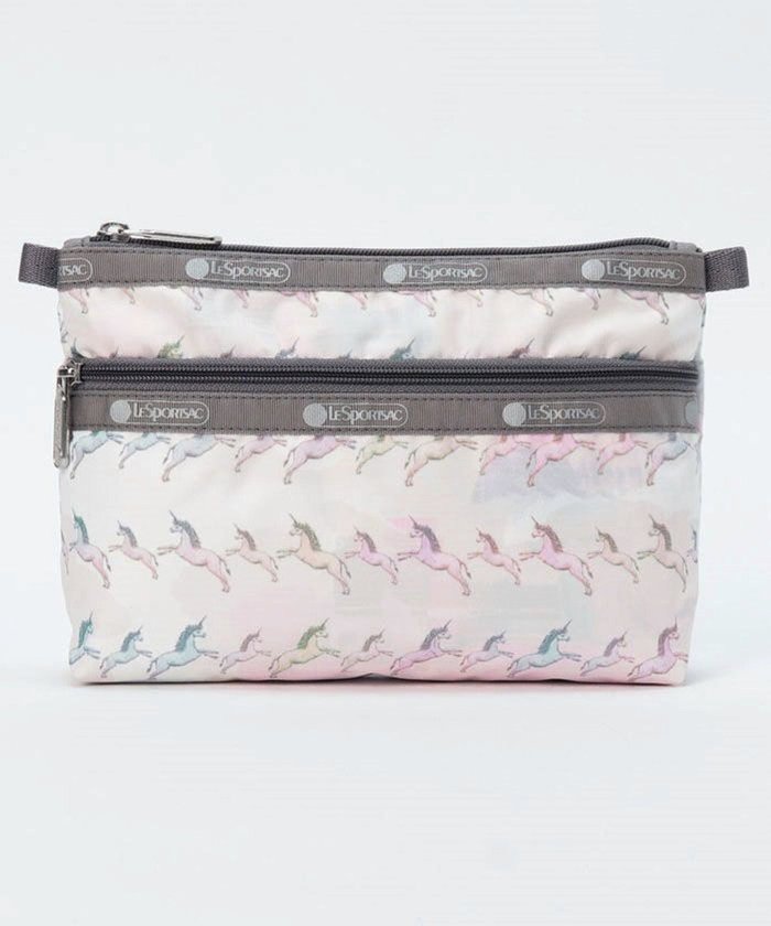 【レスポートサック/LeSportsac】のCOSMETIC CLUTCH/パステルユニコーン インテリア・キッズ・メンズ・レディースファッション・服の通販 founy(ファニー) https://founy.com/ ファッション Fashion レディースファッション WOMEN バッグ Bag 財布 Wallets ポーチ Pouches おすすめ Recommend ジップ Zip プリント Print ポケット Pocket ポーチ Pouch 旅行 Travel 財布 Wallet |ID: prp329100004265493 ipo3291000000029657172