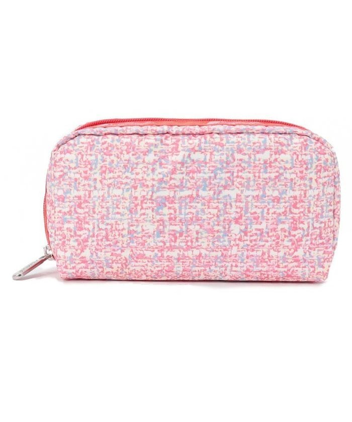 【レスポートサック/LeSportsac】のRECTANGULAR COSMETIC/ウィーヴピンク インテリア・キッズ・メンズ・レディースファッション・服の通販 founy(ファニー) https://founy.com/ ファッション Fashion レディースファッション WOMEN 財布 Wallets ポーチ Pouches イエロー Yellow シルバー Silver スクエア Square ツイード Tweed プリント Print ポケット Pocket ポーチ Pouch 財布 Wallet |ID: prp329100004265497 ipo3291000000029657180