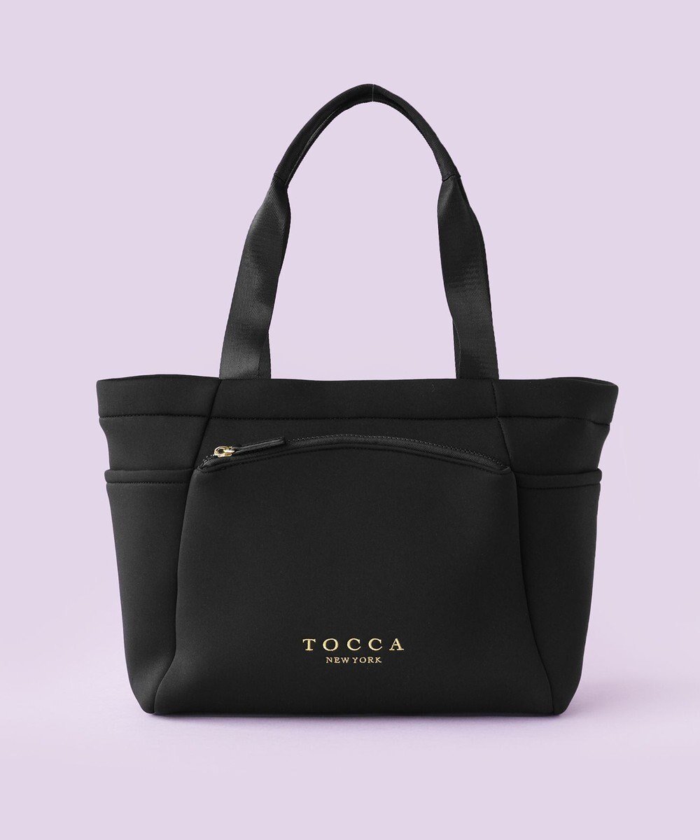 【トッカ/TOCCA】の【WEB&一部店舗限定】【A4サイズ対応】BAIA TOTE トートバッグ インテリア・キッズ・メンズ・レディースファッション・服の通販 founy(ファニー) 　ファッション　Fashion　レディースファッション　WOMEN　バッグ　Bag　クッション　Cushion　クラウン　Crown　シューズ　Shoes　ジップ　Zip　スポーツ　Sports　スーツ　Suit　財布　Wallet　フロント　Front　ポケット　Pocket　リゾート　Resort　リュクス　Luxe　再入荷　Restock/Back In Stock/Re Arrival　旅行　Travel　ビジネス 仕事 通勤　Business　ブラック系|ID: prp329100004265665 ipo3291000000031969370