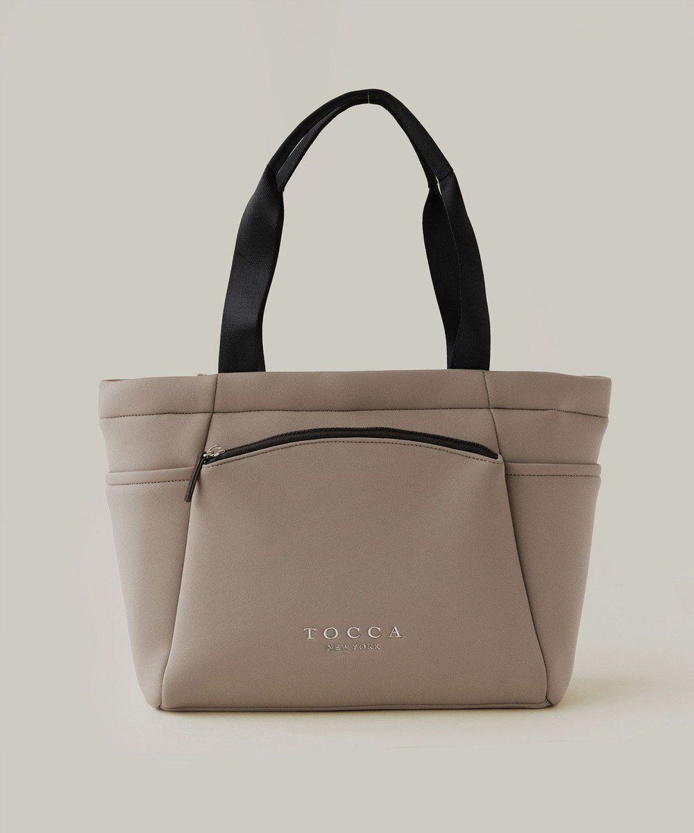 【トッカ/TOCCA】の【WEB&一部店舗限定】【A4サイズ対応】BAIA TOTE トートバッグ インテリア・キッズ・メンズ・レディースファッション・服の通販 founy(ファニー) 　ファッション　Fashion　レディースファッション　WOMEN　バッグ　Bag　クッション　Cushion　クラウン　Crown　シューズ　Shoes　ジップ　Zip　スポーツ　Sports　スーツ　Suit　財布　Wallet　フロント　Front　ポケット　Pocket　リゾート　Resort　リュクス　Luxe　再入荷　Restock/Back In Stock/Re Arrival　旅行　Travel　ビジネス 仕事 通勤　Business　ベージュ系|ID: prp329100004265665 ipo3291000000031980691