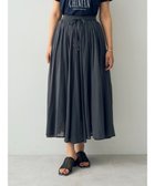 【イェッカ ヴェッカ/YECCA VECCA】のギャザーフレアロングスカート Charcoal Gray|ID: prp329100004265676 ipo3291000000029864847