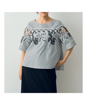 【イェッカ ヴェッカ/YECCA VECCA】 ストライプ柄配色レースブラウス人気、トレンドファッション・服の通販 founy(ファニー) ファッション Fashion レディースファッション WOMEN トップス・カットソー Tops/Tshirt シャツ/ブラウス Shirts/Blouses S/S・春夏 Ss・Spring/Summer サマー Summer ストライプ Stripe スリーブ Sleeve パターン Pattern ボックス Box ボトム Bottom ポケット Pocket レース Race 夏 Summer 春 Spring |ID:prp329100004265678