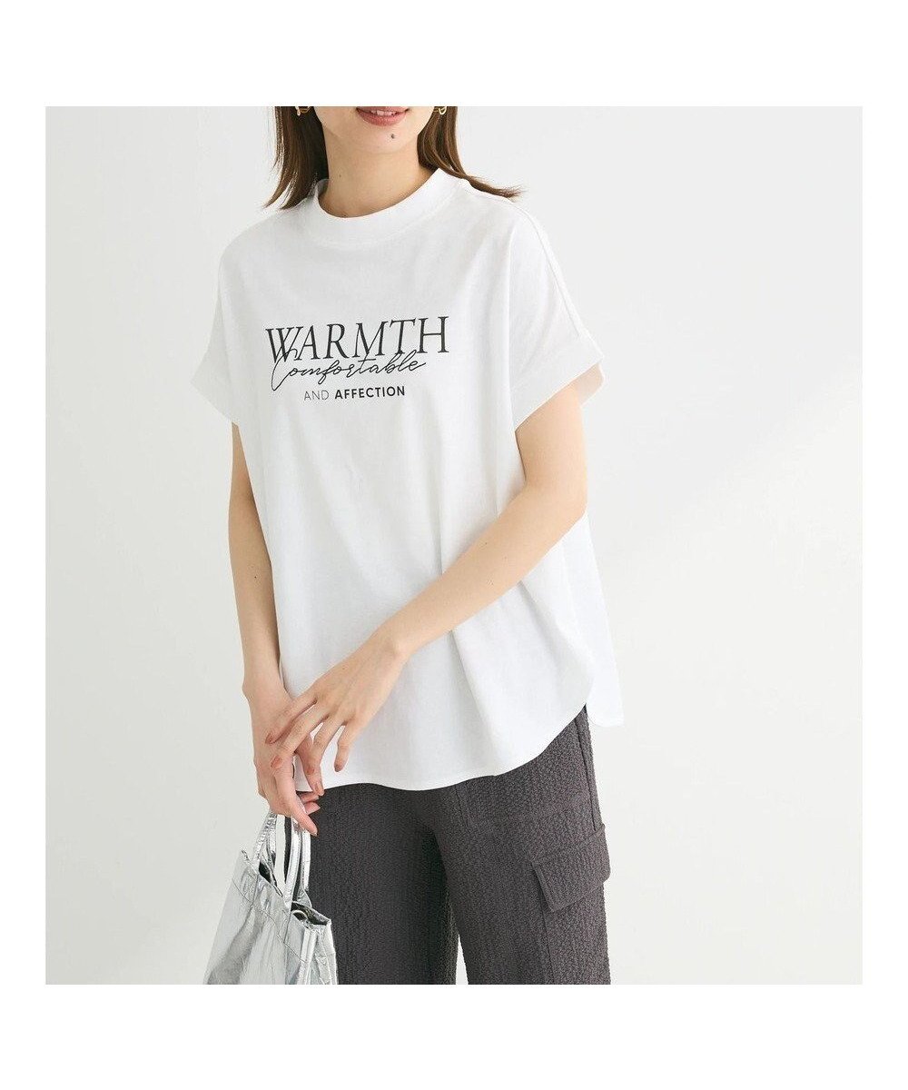 【グリーンパークス/Green Parks】のフレンチスリーブ筆記体刺繍ロゴプルオーバー 人気、トレンドファッション・服の通販 founy(ファニー) 　ファッション　Fashion　レディースファッション　WOMEN　トップス・カットソー　Tops/Tshirt　シャツ/ブラウス　Shirts/Blouses　ロング / Tシャツ　T-Shirts　プルオーバー　Pullover　カットソー　Cut and Sewn　おすすめ　Recommend　カットソー　Cut And Sew　スリーブ　Sleeve　フレンチ　French　フロント　Front　ポケット　Pocket　夏　Summer　春　Spring　S/S・春夏　Ss・Spring/Summer　 other-1|ID: prp329100004265699 ipo3291000000031975910