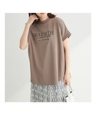 【グリーンパークス/Green Parks】のフレンチスリーブ筆記体刺繍ロゴプルオーバー Brown|ID: prp329100004265699 ipo3291000000031975913