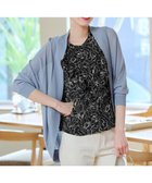 【ティアクラッセ/Tiaclasse】の【洗える】体型カバーも叶うドルマンニットカーディガン サックス|ID: prp329100004265708 ipo3291000000031073204