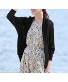 【ティアクラッセ/Tiaclasse】の【洗える】体型カバーも叶うドルマンニットカーディガン ブラック|ID: prp329100004265708 ipo3291000000031073213