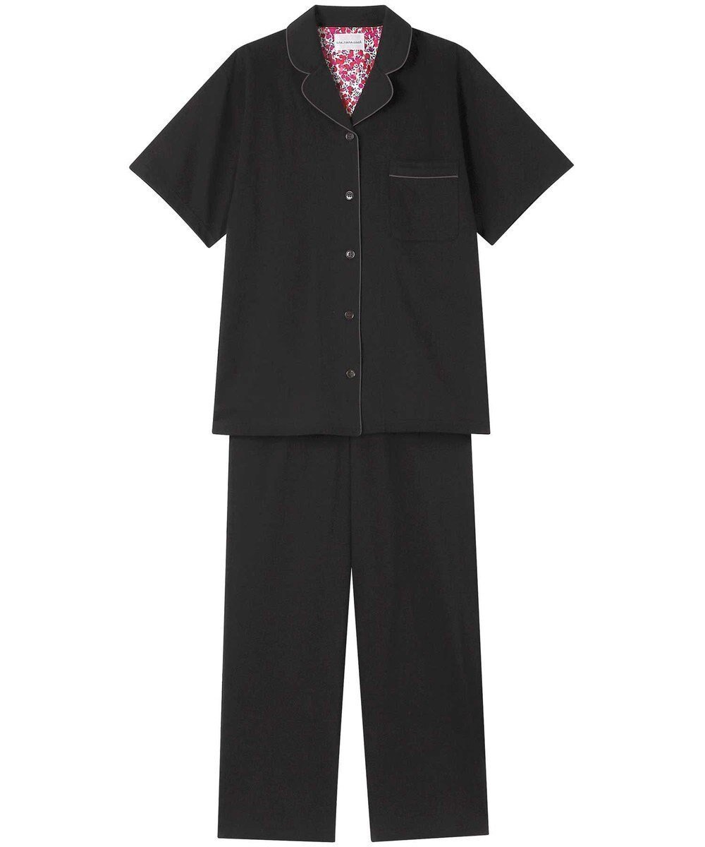 【ウンナナクール/une nana cool】のMADE WITH LIBERTY FABRIC 綿100%ハイゲージ天竺 半袖パジャマ 人気、トレンドファッション・服の通販 founy(ファニー) 　ファッション　Fashion　レディースファッション　WOMEN　トップス・カットソー　Tops/Tshirt　パイピング　Piping　パジャマ　Pajamas　プリント　Print　半袖　Short Sleeve　リラックス　Relax　おすすめ　Recommend　ギフト プレゼント　Gift Present　 other-1|ID: prp329100004265741 ipo3291000000031978309