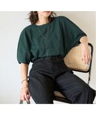 【アンフィーロ 自由区/UNFILO】のランタンスリーブ Tシャツ グリーン|ID: prp329100004265780 ipo3291000000032587462