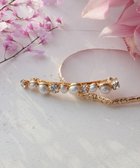 【ティアクラッセ/Tiaclasse】のストーン+パール ワンロウバレッタ オフホワイト|ID: prp329100004265794 ipo3291000000035773909