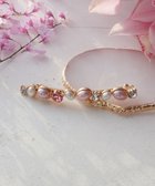 【ティアクラッセ/Tiaclasse】のストーン+パール ワンロウバレッタ ピンク|ID: prp329100004265794 ipo3291000000035773911