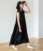 【アンフィーロ 自由区/UNFILO】のワッシャ―ティア―ドワンピース 人気、トレンドファッション・服の通販 founy(ファニー) ファッション Fashion レディースファッション Fashion for Women ワンピース Dresses インナー Innerwear オレンジ Orange ノースリーブ Sleeveless, No-Sleeve リラックス Relax, Relaxed Fit ワッシャー Washer, Crinkled Finish エレガント 上品 Elegant 夏 Summer 春 Spring S/S・春夏 SS, Spring/Summer, Warm Season thumbnail ブラック|ID: prp329100004265804 ipo3291000000035390609