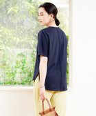 【アンフィーロ 自由区/UNFILO】の【接触冷感/ストレッチ】BEAUTY FORM フォルムTシャツ ネイビー|ID: prp329100004265812 ipo3291000000029658427