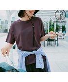 【アンフィーロ 自由区/UNFILO】の【接触冷感/ストレッチ】BEAUTY FORM フォルムTシャツ チャコールグレー|ID: prp329100004265812 ipo3291000000031986143