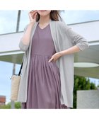 【ティアクラッセ/Tiaclasse】の【新色追加・UVケア・接触冷感】ロングトッパーカーディガン グレー|ID: prp329100004265814 ipo3291000000035573517