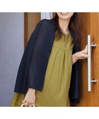 【ティアクラッセ/Tiaclasse】の【小倉優子さん着用・UVケア・接触冷感】ショートトッパーカーディガン ネイビー|ID: prp329100004265815 ipo3291000000031113120