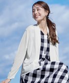 【ティアクラッセ/Tiaclasse】の【小倉優子さん着用・UVケア・接触冷感】ショートトッパーカーディガン オフホワイト|ID: prp329100004265815 ipo3291000000031113123