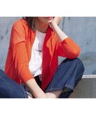 【ティアクラッセ/Tiaclasse】の【小倉優子さん着用・UVケア・接触冷感】ショートトッパーカーディガン オレンジ|ID: prp329100004265815 ipo3291000000031113133