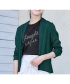 【ティアクラッセ/Tiaclasse】の【おのののかさん着用】【小倉優子さん着用】ショートトッパーカーディガン グリーン|ID: prp329100004265815 ipo3291000000035604379