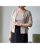 【アンフィーロ 自由区/UNFILO】のラメハーフスリーブカーディガン ゴールド|ID: prp329100004265896 ipo3291000000034247677